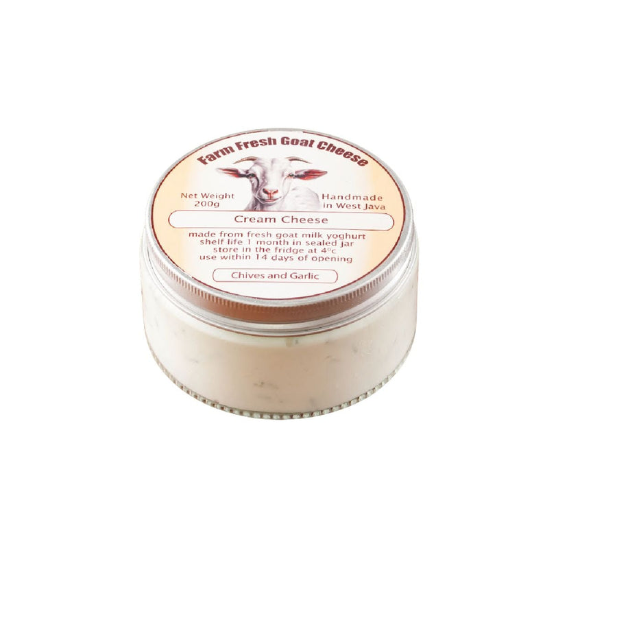 Garlic & Chive goat cream cheese 200g