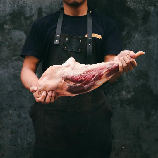 Lamb Leg, on the bone