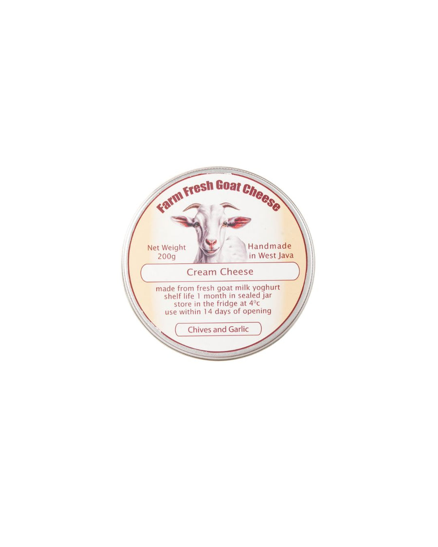 Garlic & Chive goat cream cheese 200g
